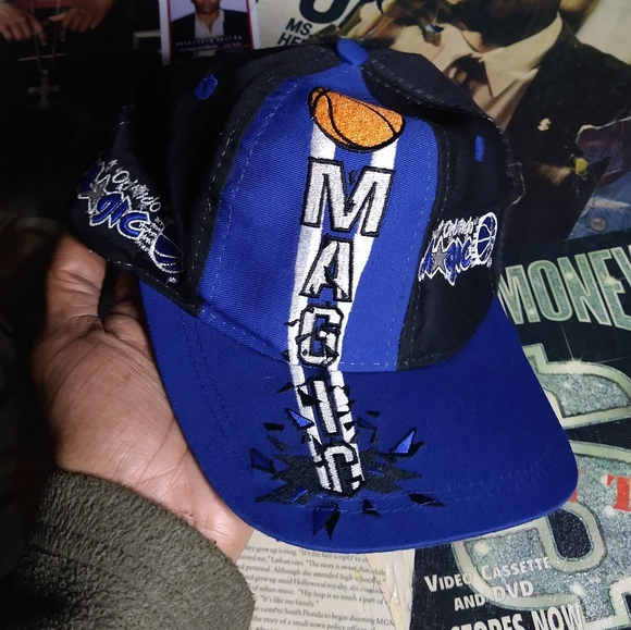 LOGO 7 Other - Vintage Orlando Magic 3D Hoop Snapback Cap Hat Logo 7